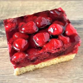 Vollkorn-Himbeerschnitte